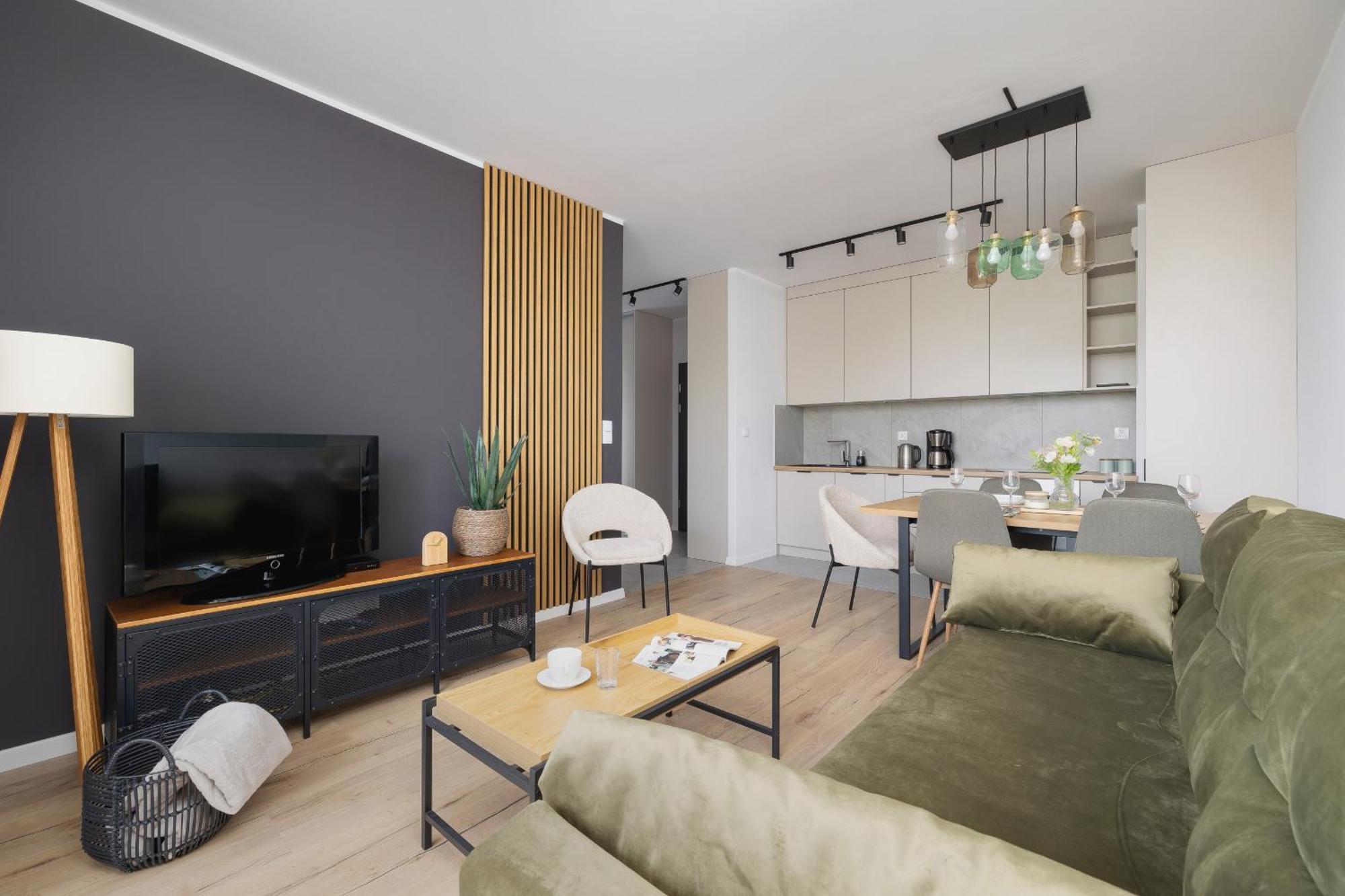 Stylowy Apartament Z Dwiema Sypialniami Balkonem I Parkingiem By Noclegi Renters Katowice Eksteriør billede